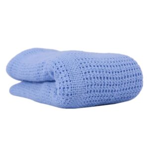 Manta de algodón de ganchillo suave para bebé recién nacido para verano (Varios Colores) - Imagen 4