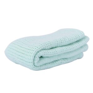 Manta de algodón de ganchillo suave para bebé recién nacido para verano (Varios Colores) - Imagen 5
