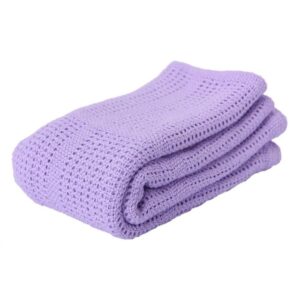 Manta de algodón de ganchillo suave para bebé recién nacido para verano (Varios Colores) - Imagen 6