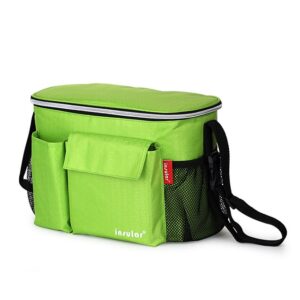 Bolso maternidad y neceser para cochecito con aislamiento térmico impermeable con compartimento para pañales y biberón - Imagen 7
