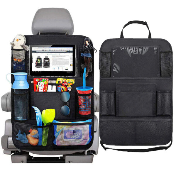 Organizador para el asiento trasero del coche Universal con bolsa de almacenamiento