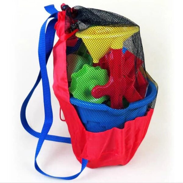 Bolsa con set de palas y juguetes de playa para bebe