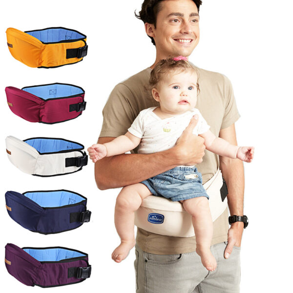 Cinturón Portabebés de 2 - 24 meses y hasta 18 kg ergonómico con bolsillos (varios colores)