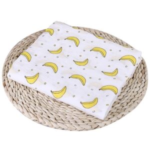 Muselina Blanca con dibujos de Frutas 100% algodón adecuado para dormir y proteger de 120 x 120 cm para bebes de 0 - 24 meses (varios diseños) - Imagen 21