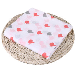 Muselina Blanca con dibujos de Frutas 100% algodón adecuado para dormir y proteger de 120 x 120 cm para bebes de 0 - 24 meses (varios diseños) - Imagen 32