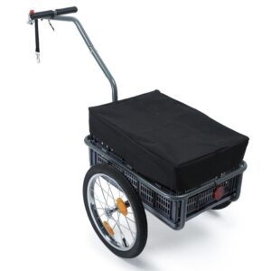 Remolque de bicicleta plegable multifunci n cochecito de beb de gran capacidad Carro de carga para.jpg 640x640