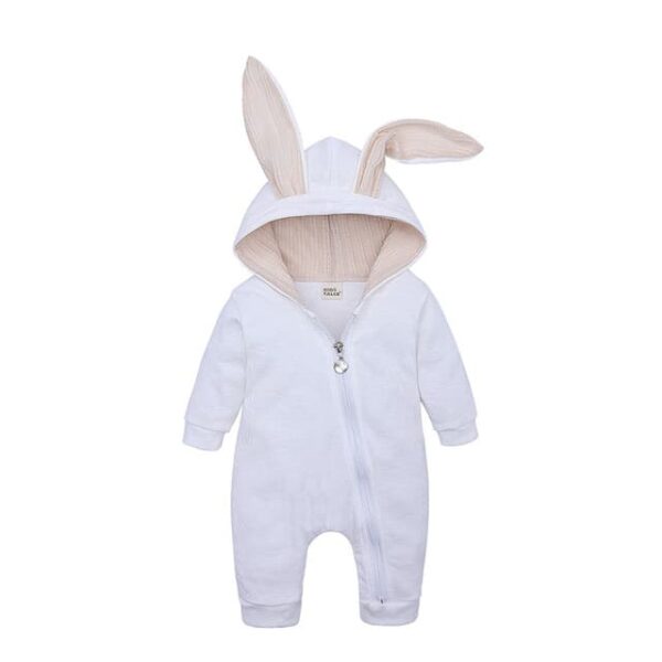 Sobrepijama conejo blanco para bebe