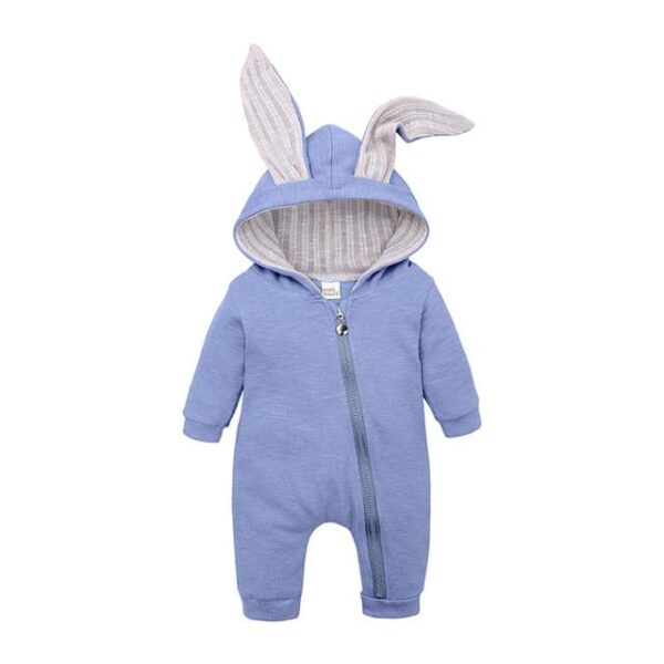 Sobrepijama conejo azul para bebe