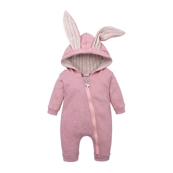 Sobrepijama conejo rosa para bebe