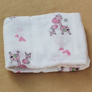 Rosa Cisne 100 algod n rosa Flamingo frutas muselina mantas de Beb Ropa de cama infantil 12.jpg 640x640 12