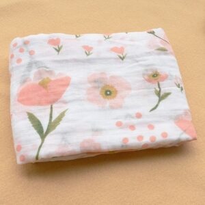 Muselina 100% algodón rosa con decoración para recién nacidos y varios colores disponibles - Imagen 24