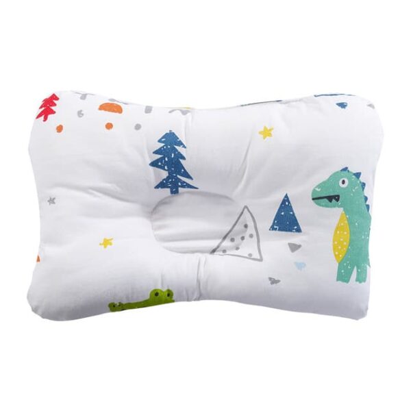 Almohada cojín lactancia para recién nacidos color blanco dinusaurios