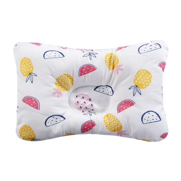 Almohada cojín lactancia para recién nacidos color blanco fruta