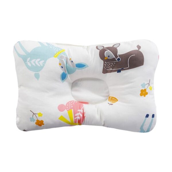 Almohada cojín lactancia para recién nacidos color blanco animales silvestres
