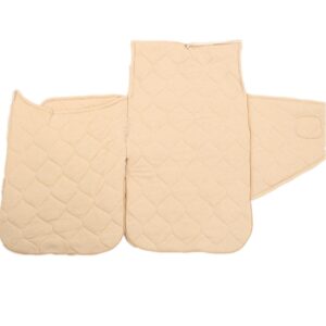Arrullo saco de dormir de algodón de gran tamaño en forma de capullo-capullo-manta en color beige ideal para invierno para bebe recién nacido - Imagen 3