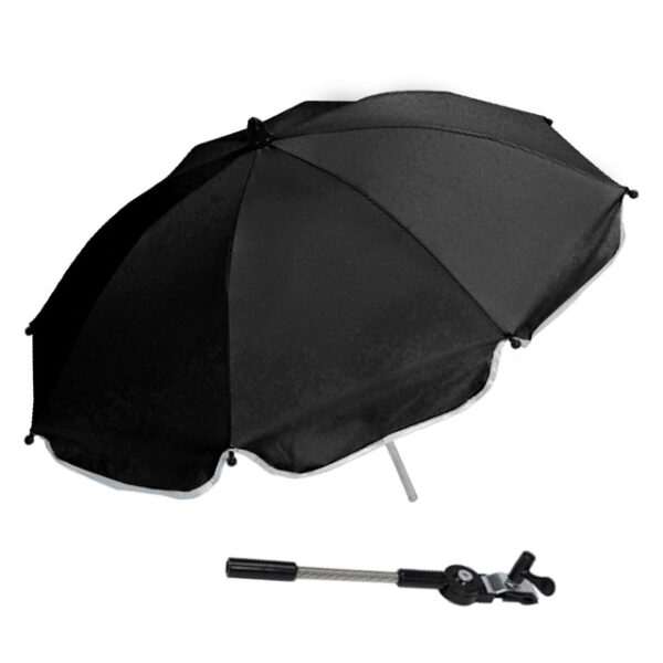 Sombrilla de cochecito de beb plegable cochecito carrito UV Protector de lluvia paraguas soporte del dosel.jpg 640x640 4