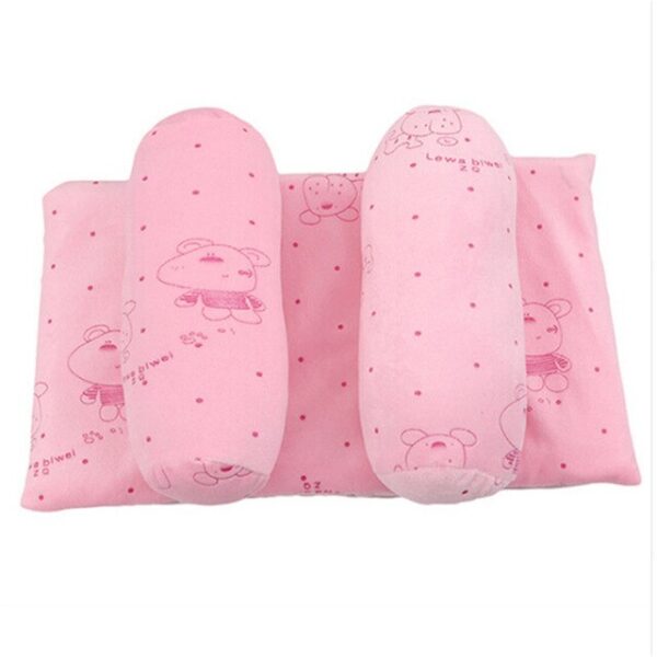 Cojín antivuelco bebe color rosa