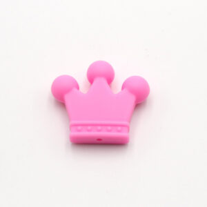 Mordedor de silicona para bebe para masticar en forma de corona de reyes (Varios colores disponibles) - Imagen 4