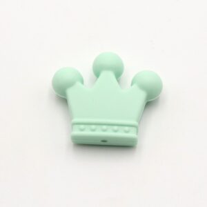 Mordedor de silicona para bebe para masticar en forma de corona de reyes (Varios colores disponibles) - Imagen 10