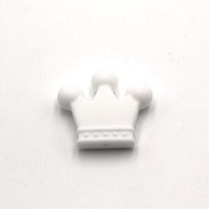 Mordedor de silicona para bebe para masticar en forma de corona de reyes (Varios colores disponibles) - Imagen 2