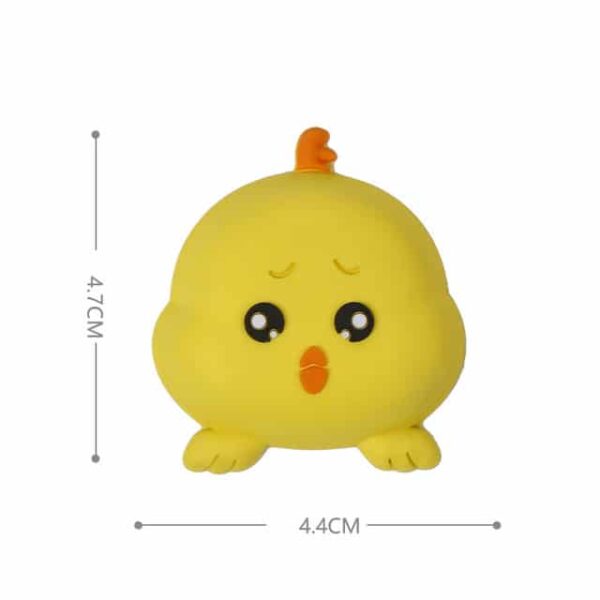 Tope de puerta antipilladedos muñeco pato color amarillo