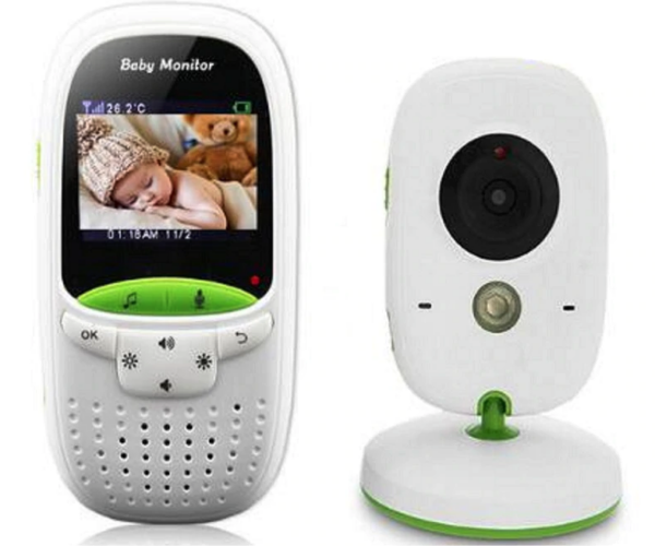 Vigilabebes Nanny de 2.0 pulgadas LCD IR con visión nocturna y control de temperatura con modo Vox