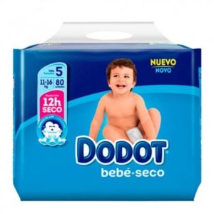 dodot bebe seco talla 5 11 16kg 80 unidades