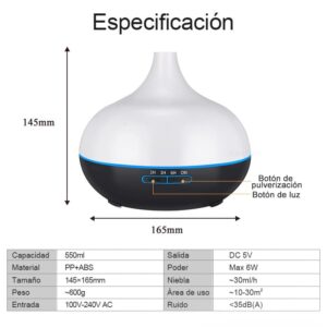Humidificador difusor de aroma USB - Imagen 2